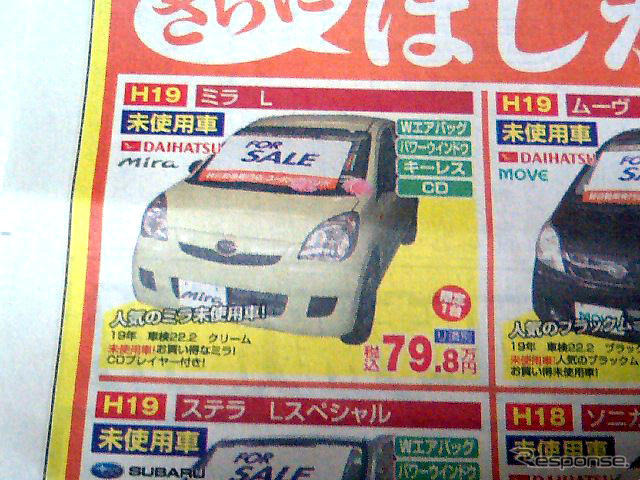 【明日の値引き情報】軽自動車が18万OFF!!