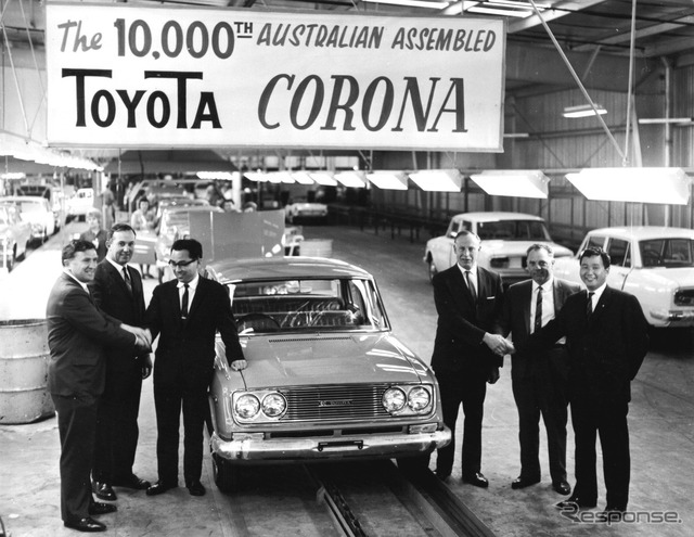オーストラリア製カローラ1万台達成