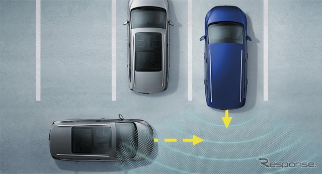 VW ゴルフ トゥーラン TSI コンフォートライン テックエディション2リヤトラフィックアラート （後退時警告・衝突軽減ブレーキ機能） イメージ