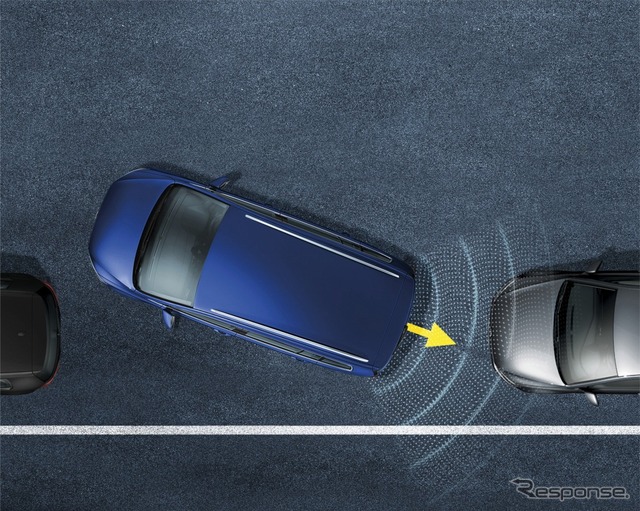 VW ゴルフ トゥーラン TSI コンフォートライン テックエディション2パークディスタンスコントロール (フロント/リヤ、前進/後退時衝突軽減ブレーキ機能付) オプティカルパーキングシステム イメージ