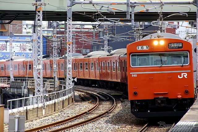 大阪環状線の103系。