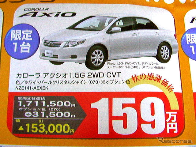 【新車値引き情報】売り切れ御免 最大27万円引きで購入できる!!