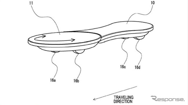 トヨタ米国で特許を出願した電動スケートボード