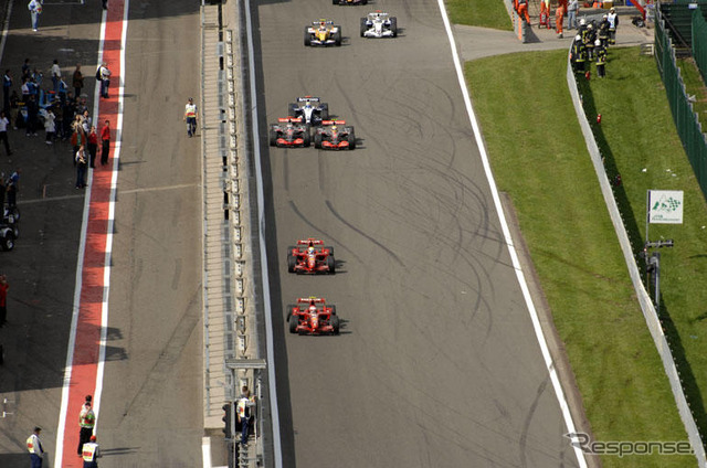 【F1ベルギーGP】決勝…フェラーリ、完璧な1-2フィニッシュ
