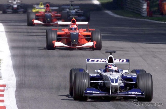 【F1イタリアGPリザルト】モントーヤ、デビュー15戦目で初優勝