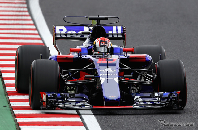 トロ・ロッソからF1日本GP参戦中の#10 ガスリー。