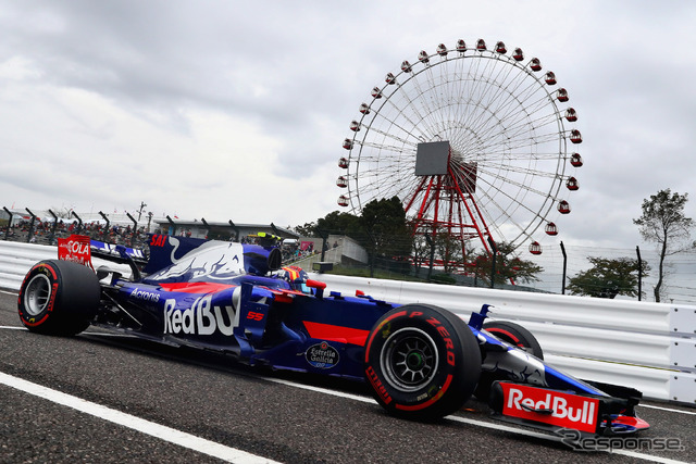 トロ・ロッソからF1日本GP参戦中の#55 サインツ。