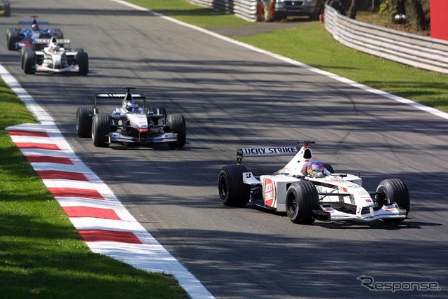 【F1イタリアGPリザルト】モントーヤ、デビュー15戦目で初優勝