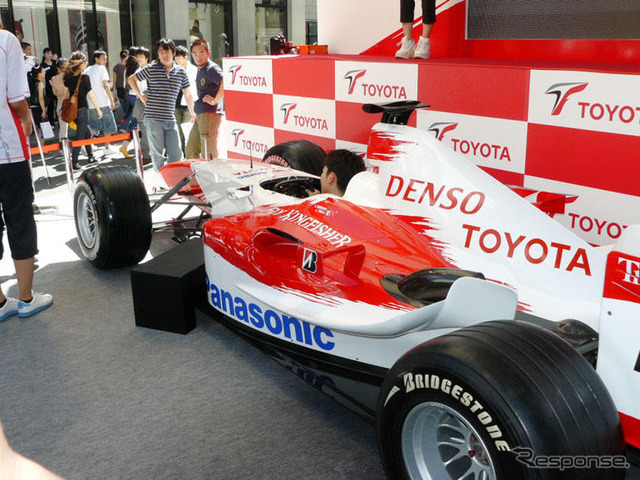 【トヨタF1】東京渋谷で応援イベント