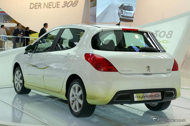 【フランクフルトモーターショー07】プジョー 308HDi ディーゼルハイブリッド