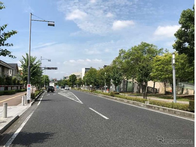 道路附属物等の色彩の調和がとれた道路景観(景観に配慮した道路附属物等の事例)