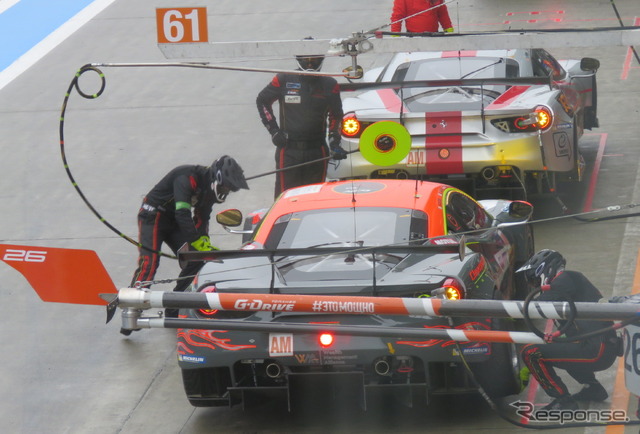 澤圭太らが乗る#61 フェラーリがLMGTE-Amクラス予選1位に。