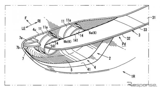 マツダが米国で特許申請した格納式リアスポイラー