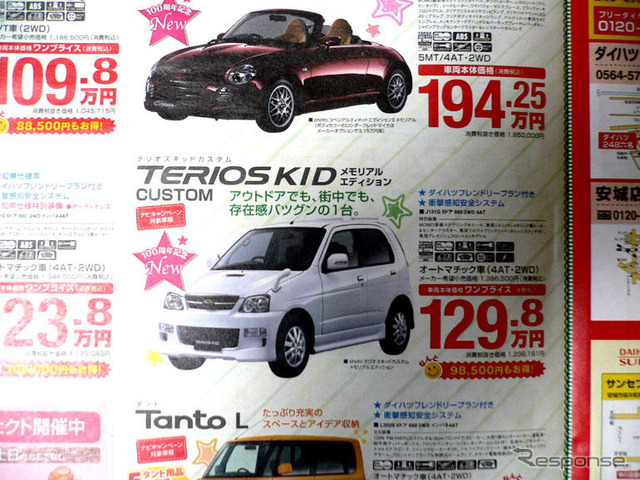 【明日の値引き情報】秋の行楽SUV&RV、25万円以上のOFF