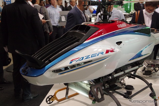 ヤマハの産業用無人ヘリ「FAZER R」2018年モデル