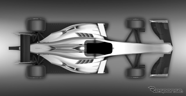 スーパーフォーミュラの次期マシン「ダラーラSF19」のイメージ画像。