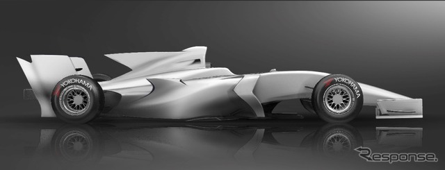 スーパーフォーミュラの次期マシン「ダラーラSF19」のイメージ画像。
