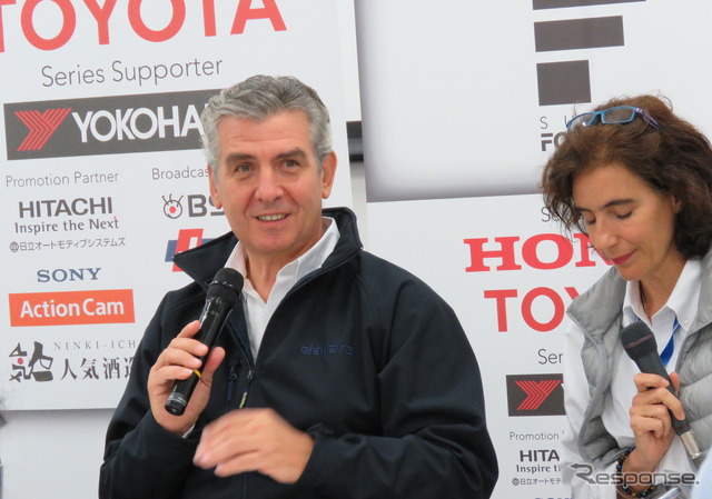 ダラーラ社のCEO、ポントレモリ氏。