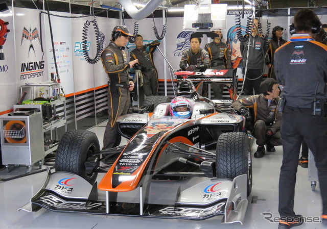 スーパーフォーミュラの現行マシン「ダラーラSF14」。