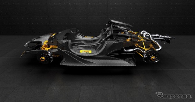 アポロのハイパーカー、IEのフルカーボン製シャシー