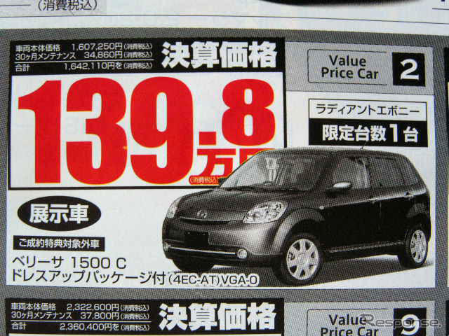 【新車値引き情報】フィット、ラストチャンス!! コンパクトカー
