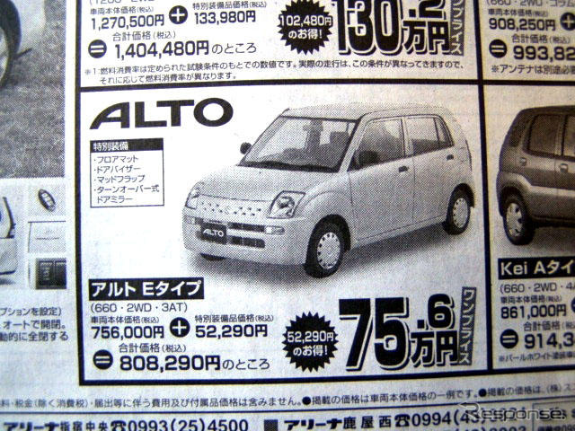 【新車値引き情報】このプライスで軽自動車を購入できる!! 続