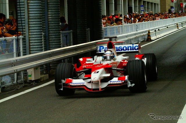 【トヨタF1】今年もメガウェブをトヨタのマシンが駆け抜けた