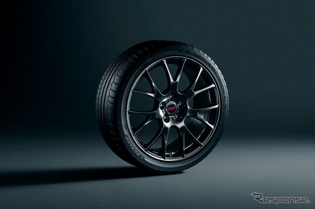 STI製BBS 19インチ×8 1/2J鍛造アルミホイール（ブラック）