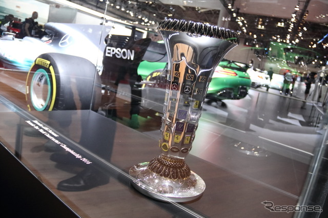 東京モーターショー2017に展示されているF1マシン