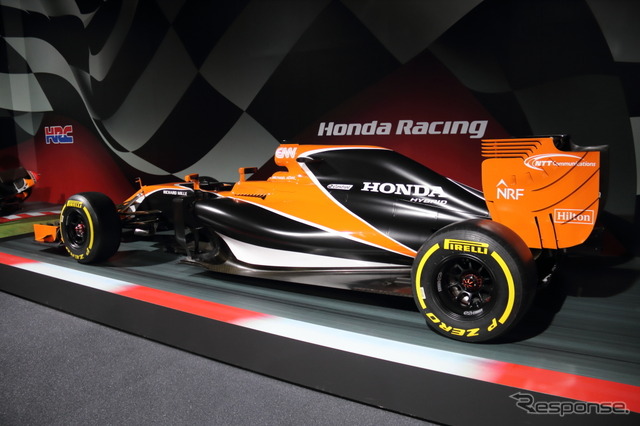 東京モーターショー2017に展示されているF1マシン