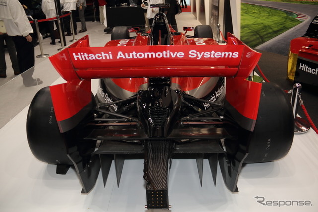 東京モーターショー2017に展示されているスーパーフォーミュラマシン