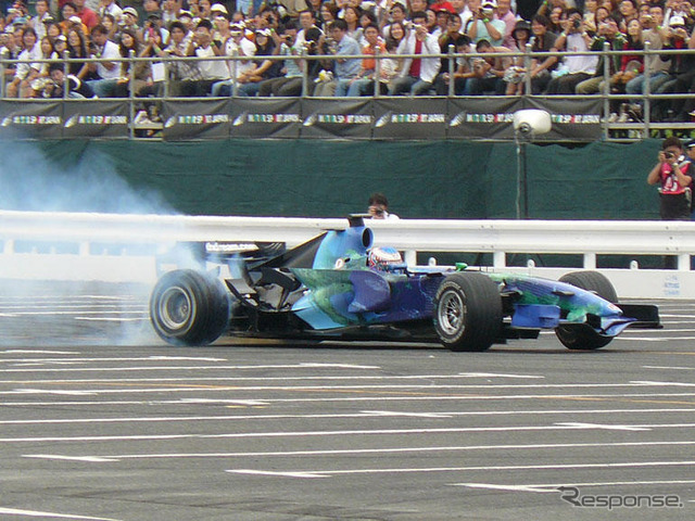 モータースポーツジャパン07フェス…ホンダF1デモ走行