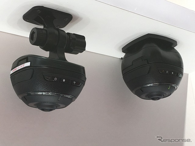 クルマの全周囲360度の撮影を可能とするドライブレコーダー「d'Action360(ダクション360)」。