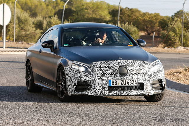 メルセデス AMG C43 クーペ スクープ写真