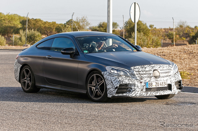 メルセデス AMG C43 クーペ スクープ写真
