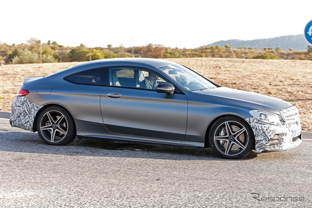 メルセデス AMG C43 クーペ スクープ写真