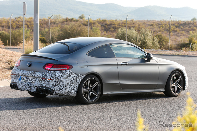 メルセデス AMG C43 クーペ スクープ写真