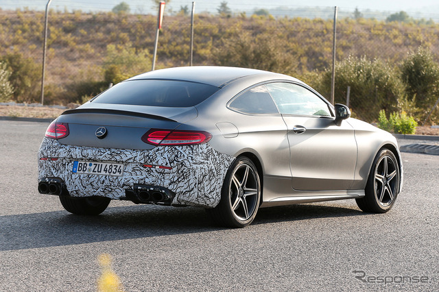 メルセデス AMG C43 クーペ スクープ写真