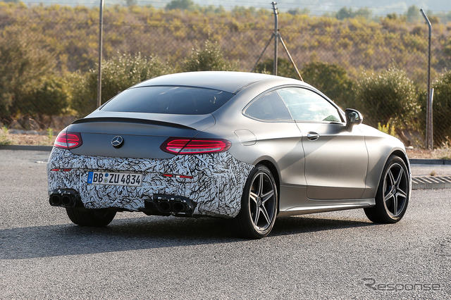 メルセデス AMG C43 クーペ スクープ写真