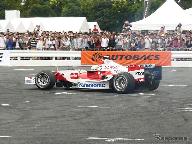 モータースポーツジャパン07フェス…トヨタF1デモ走行
