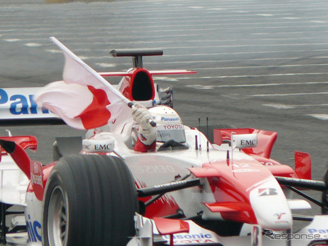 モータースポーツジャパン07フェス…トヨタF1デモ走行