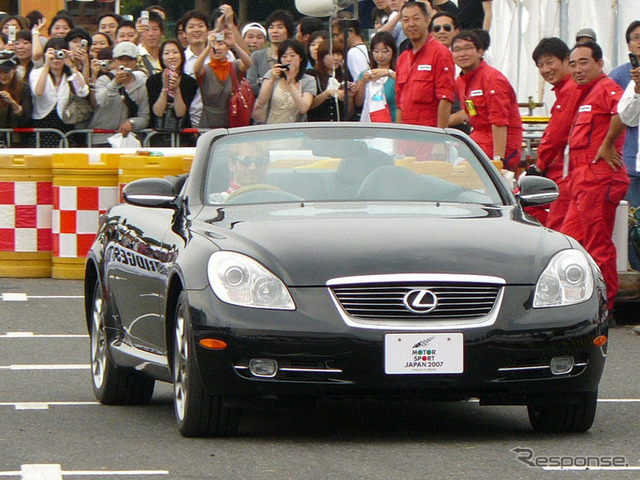 モータースポーツジャパン07フェス…トヨタF1デモ走行