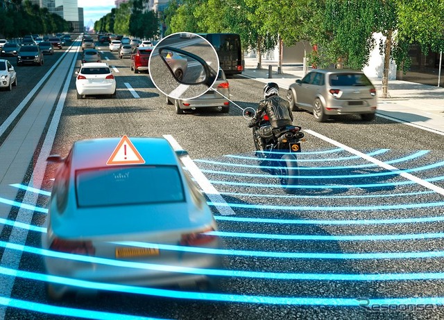 コンチネンタルの二輪車向け最新ADAS