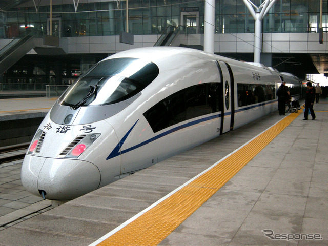 シーメンスの高速車両「ヴェラロ」は世界各国で使われている。写真は中国に導入された「ヴェラロ」タイプのCRH3形。