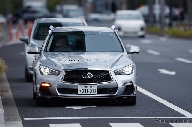 日産が公開した最新の自動運転実験車両