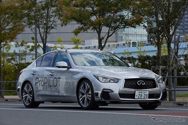 日産が公開した最新の自動運転実験車両