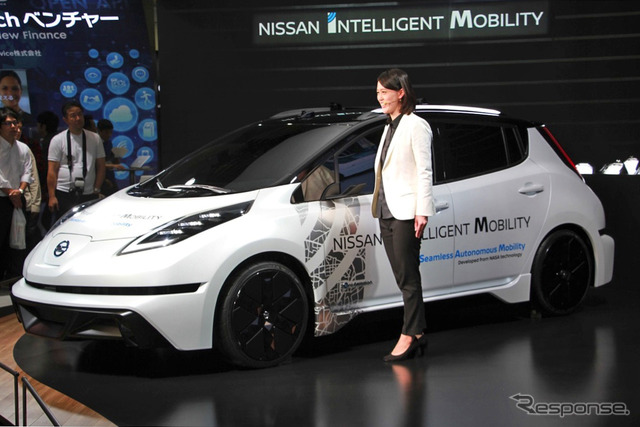 日産のインテリジェント・モビリティ技術展示(東京モーターショー2017・コネクティッドゾーン)