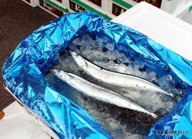 秋の味覚として大定番の「さんま」を必ずもらえる