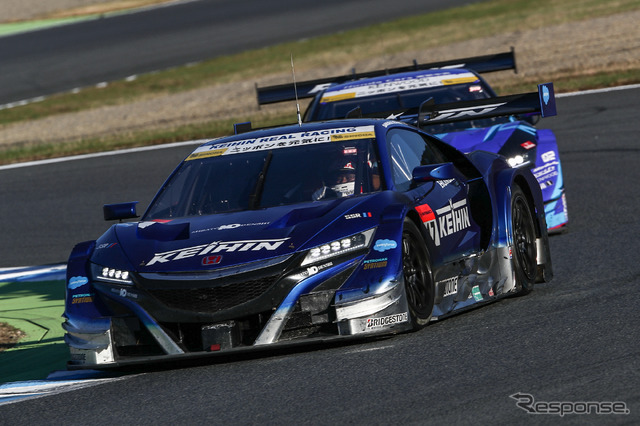 決勝4位の#17 NSX。