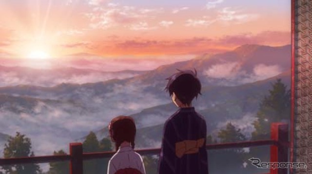 西武鉄道とトムス・エンタテインメントが公表したアニメのイメージ。本編は2018年3月に公開される予定だ。